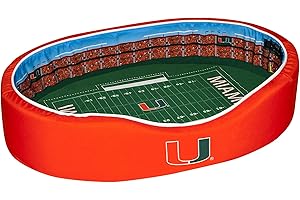 StadiumSpot Oval Dog Bed (Miami, Medium)