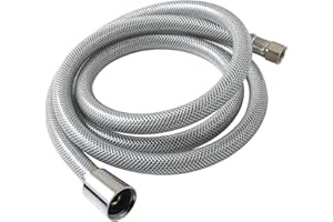 Kingston Brass KBSH601 60-Inch Kitchen Side Sprayer Hose, Gray/Polished Chrome