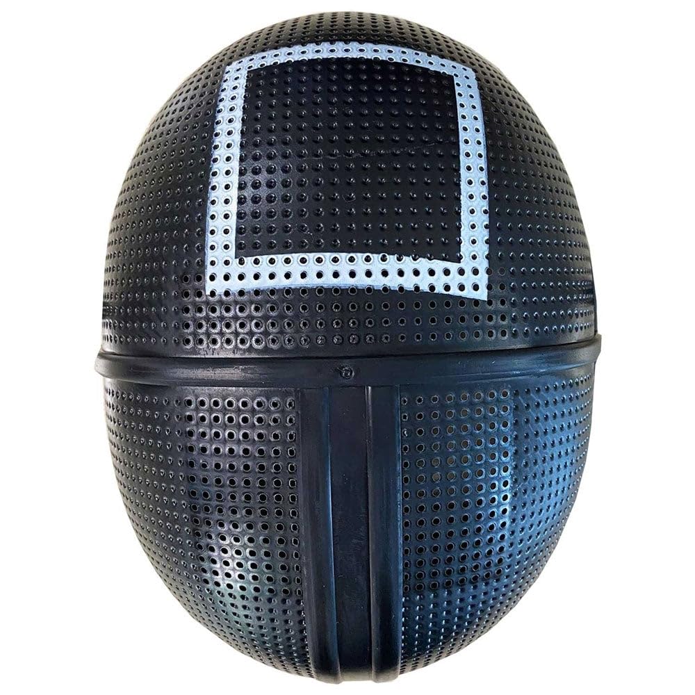 Adults Squid Game Guard Square Fancy Dress Face Masks Masquerade Halloween Party