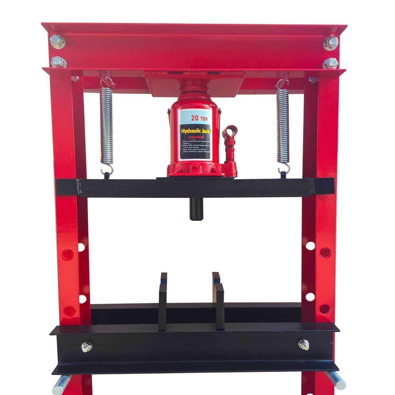 Cr 20 Ton Hydraulic Shop Press Floor Press H Frame Load Capacity 20 Ton Overall Height 61