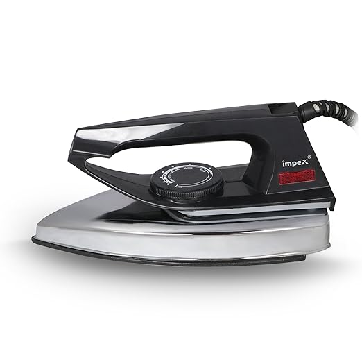 Buy Impex Showy Light Weight Dry Iron Box (750 Watts, Black) Online at
