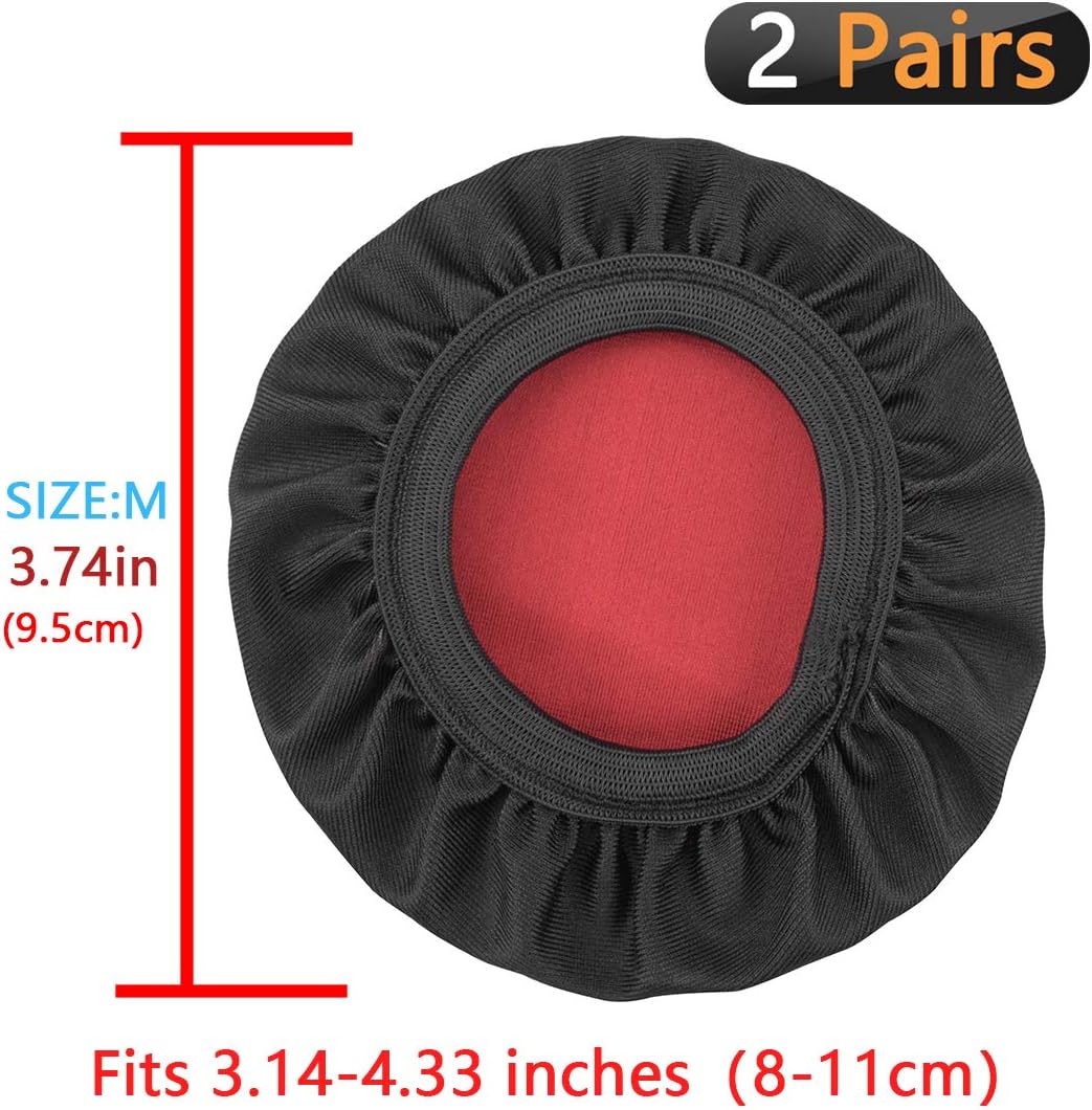 Geekria 2 works Flex Fabric Headphones Ear Covers, Washable & Stretchable Sanitary Protectors for Over-Ear Headset - Image 4