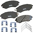 Bendix Premium SBC449 Ceramic Front Brake Pads for Hyundai Elantra 2001-1992, Sonata 2004-1989, Tiburon 2000-1997