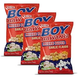 Boy Bawang Mixed Nuts Garlic Flavor Pack Of Three