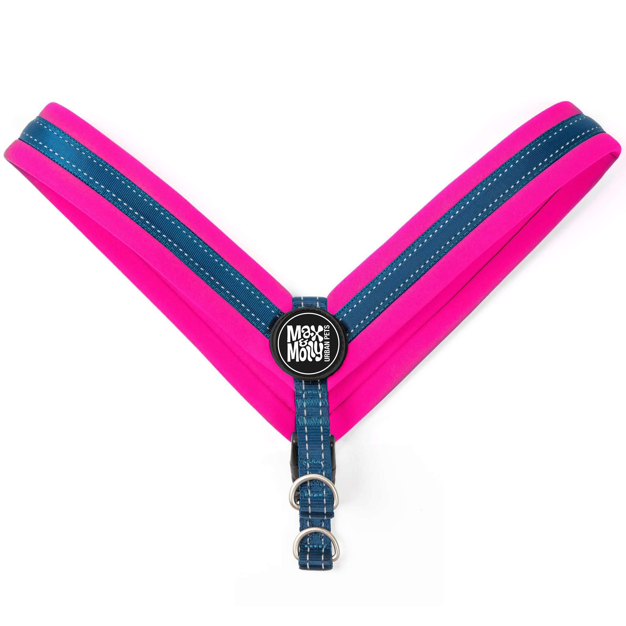 Max & Molly 4894512017030 Matrix Pink Q-Fit Dog Harness Neoprene Padded with Reflective Stitching XXL 62 g
