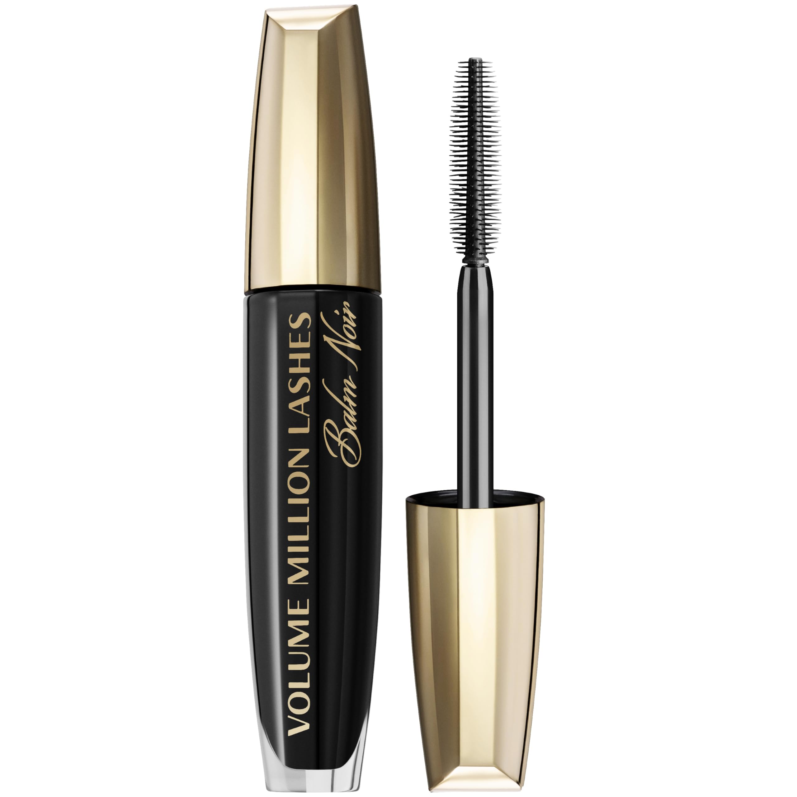 L'Oreal Paris Volume Million Lashes Balm Noir Mascara, Black, 99% natural, Hypoallergenic, Volume & Care