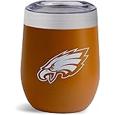 The Memory Company Officially Licensed NFL Game Day Tumbler 40oz Rhinestone-Embellished Game Day Tumbler - Stainless Steel Sports Water Bottle with Lid & Straw, Vacuum Insulated, Hot & Cold Drinks