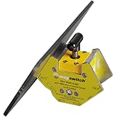 Magswitch Mini Multi Angle Welding Magnet with Ground Clamp | Multi-angle switchable magnet with built-in 300 Amp ground clamp. Works on pipe and flat steel.