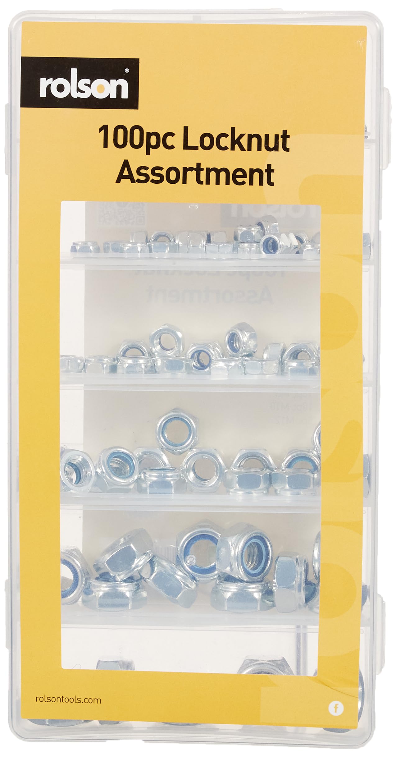 Rolson 61288 100 pc Locknut Assortment