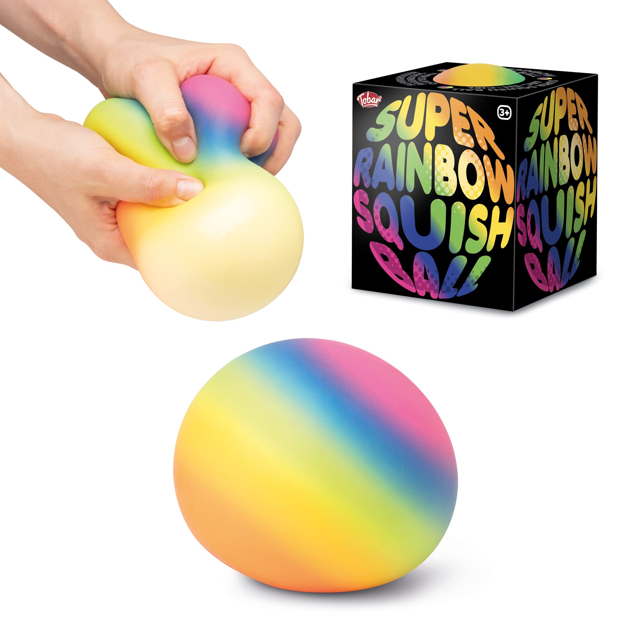 Tobar SCRUNCHEMS SUPER RAINBOW Stress Squish Ball Toy