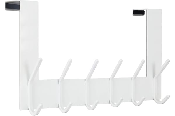 WEBI Over The Door Hook,Over Door Towel Rack,Door Hanger,Door Coat Hanger,Over The Door Coat Rack,Door Hooks for Hanging Clot