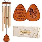 Gifts for Daughter, Daughter Wind Chimes, Valentine's Day Best Gift for Daughter, Birthday Gift for Daughter from Mom Dad, Love Reminder Gifts for Birthday, Mother's Day, Christmas-Large 36''