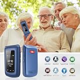 Uleway Big Button Mobile Phone for Elderly Sim Free Unlocked 2.4 display view 7