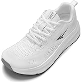 KDN Men's Wide Toe Box Shoes Cushioned Road Running Shoes Non Slip Mens Walking Sneakers for Wide Feet Comfortable Athletic Gym Workout Shoes Wide Width