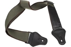 HEMOTON Folk Guitar Strap Cotton Shoulder Sling Adjustable Electric Acoustic Guitar Belt Green