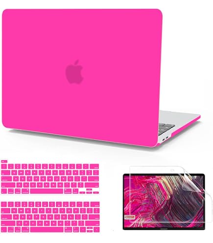 May Chen MacBook Pro 13 Zoll Hülle – Hartschale In Pfirsich Mit Tastaturabdeckung Für M1/M2 Modelle