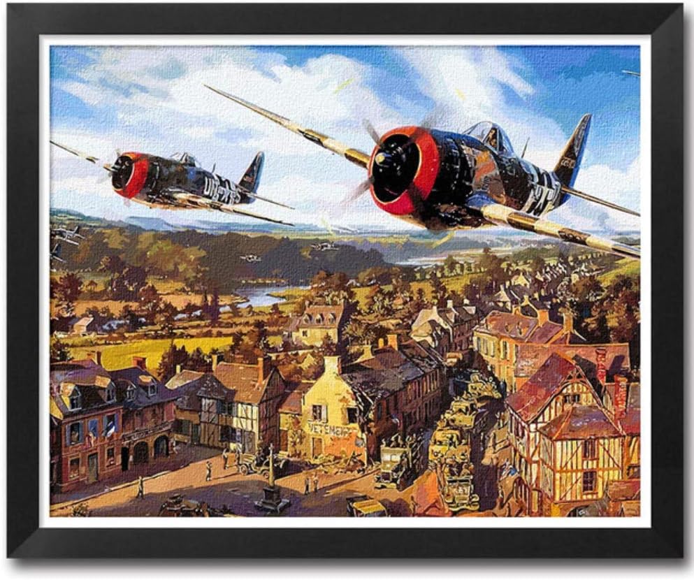 World War Ii Tank Painting By Numbers On Canvas Hand Painted Diy Oil Digital Paint By Number For Living Room Decor