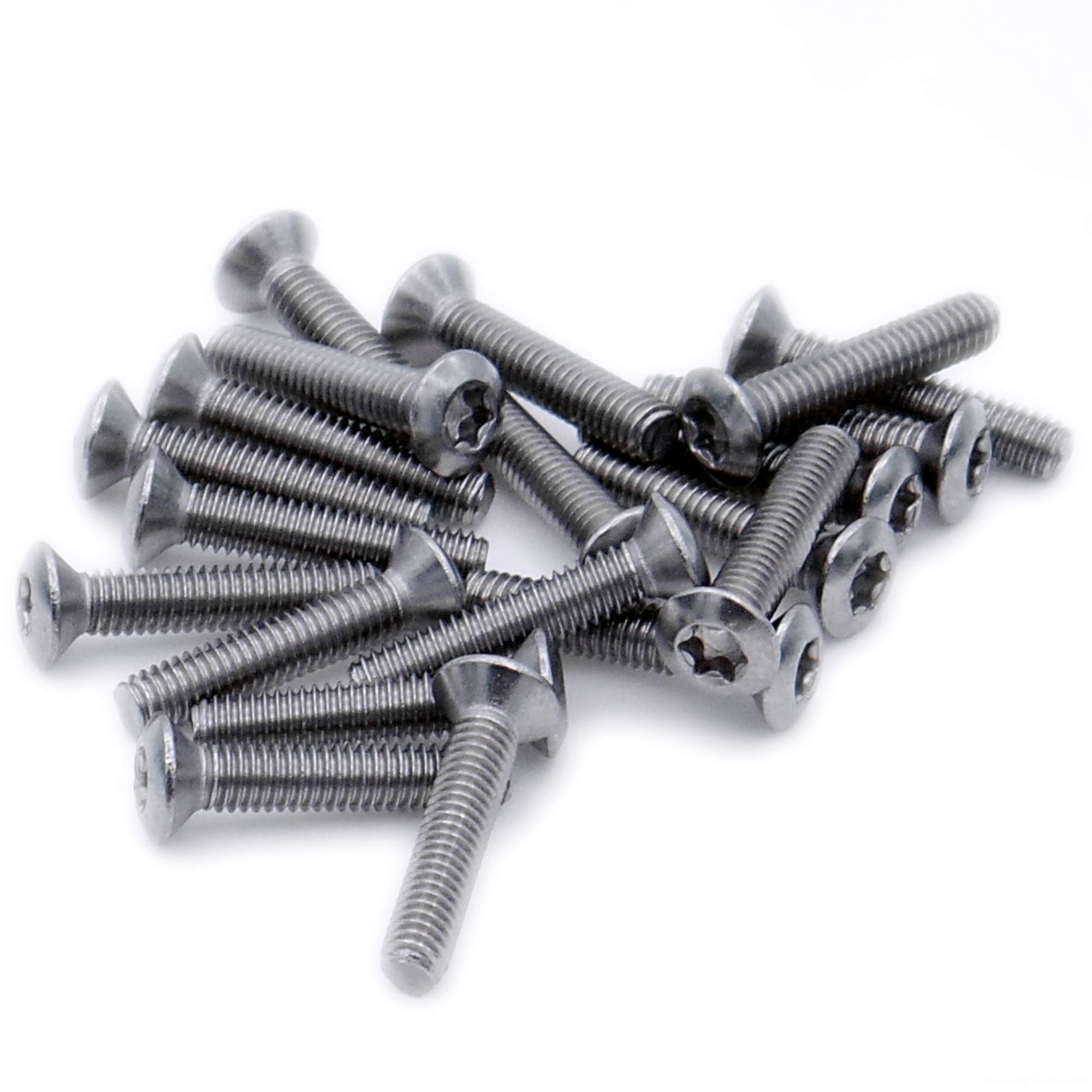 M5 (5mm x 8mm) TX Socket Raised Countersunk Machine Screw (Bolt) - Stainless Steel (A2) (Pack of 20)
