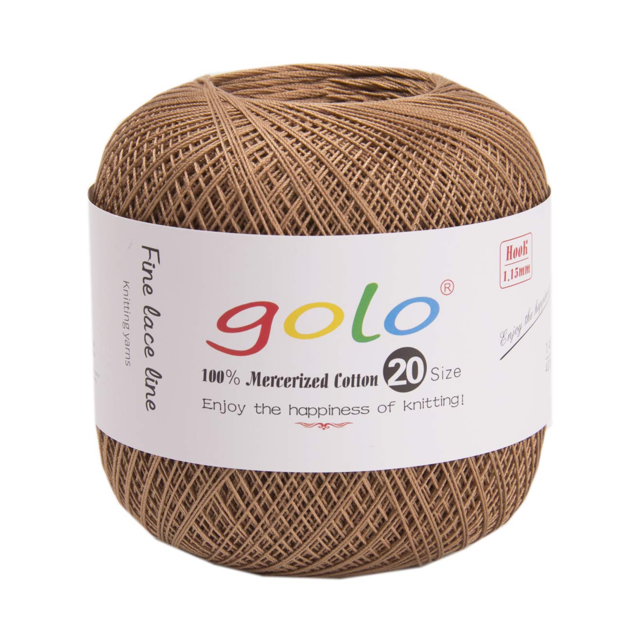golo Crochet Thread Size 20 Yarn for Hand Knitting Embroidery Thread