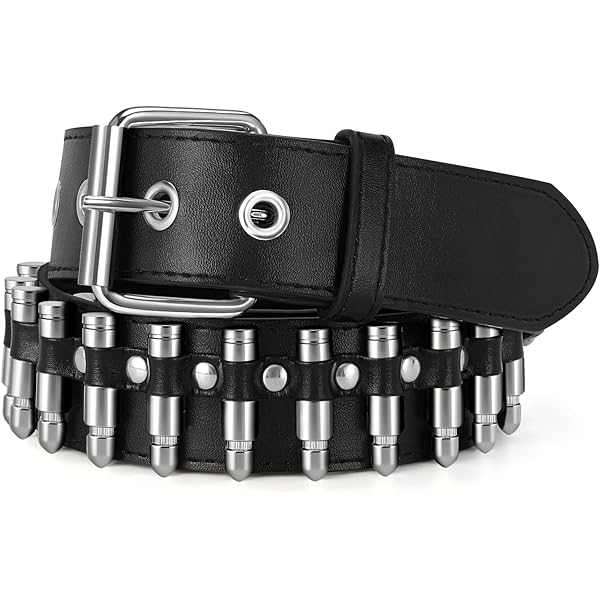 小物 rare 00's Y2K archive leather studs belt EaciTown Studded Belt Bullet Rivets Belt Y2k Secene Costume Women