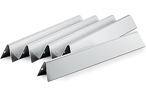 Weber Replacement Flavorizer Bars, 17.5", for Genesis 300 Series (Front-Mounted Control Panel), Stainless Steel