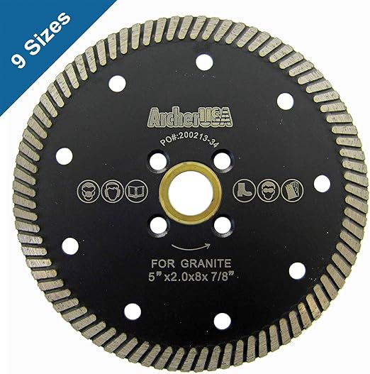 Archer Pro 10 In Narrow Turbo Rim Diamond Blades For Cutting