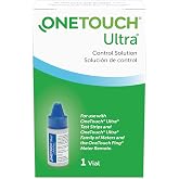 OneTouch Ultra Control Solution for Blood Glucose Meters, 0.126 fl oz | Control Solution with a Known Glucose Amount to Confirm OneTouch Ultra Meters &amp; Test Strips Are Working Right