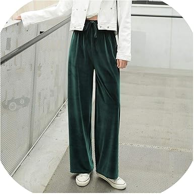 Vicky Pants Autumn New 2019 Women Gold Pants Winter Floor Length