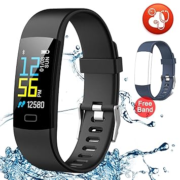 Amazon.com: Juboury Fitness Tracker HR, reloj de actividad ...
