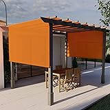 E&K Sunrise 4'Wx26'L Outdoor Shade Canopy Cover