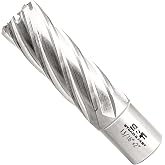 S&amp;F STEAD &amp; FAST Mag Drill Bit 13/16" x 2" DOC, Pilot Pin, Annular Cutter | 3/4" Weldon Shank, M2AL HSS Annular Drill Bit for Mag Drill Press, Industrial Grade, CNC-machined, Precise Smooth Cuts