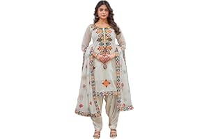LADY DWIZA Ready to Wear Designer Indian Pakistani Ethnic Punjabi Salwar Kameez Dupatta Patiala Suit Set for Women