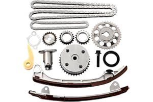 ECCPP Timing Chain Kit fit for SCION for Toyota xB tC Camry Corolla Matrix For RAV4 Solara For HIGHLANDER 2.4L 2.0L TK922