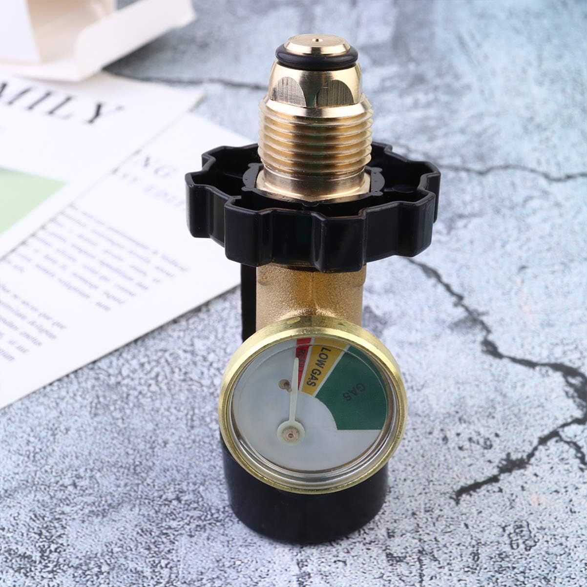UPKOCH Propane Tank Gauge Level Indicator, Universal Gas Pressure Meter and Leak Detector - Image 5
