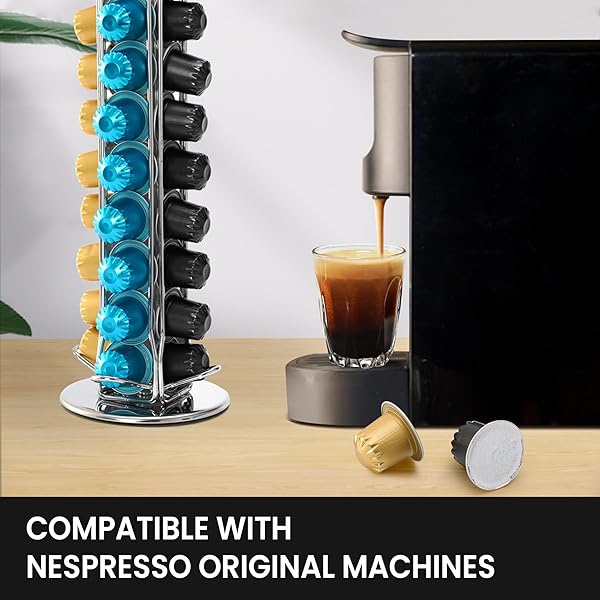 COFFEE ESPRESSO CAPSULES 10 COUNT COFFEE PODS, MEDIUM & DARK ROAST COFFEE CAPSULES ESPRESSO COFFEE, COMPATIBLE WITH NESPRESSO ORIGINAL LINE, 10 COUNT (PACK OF 1)