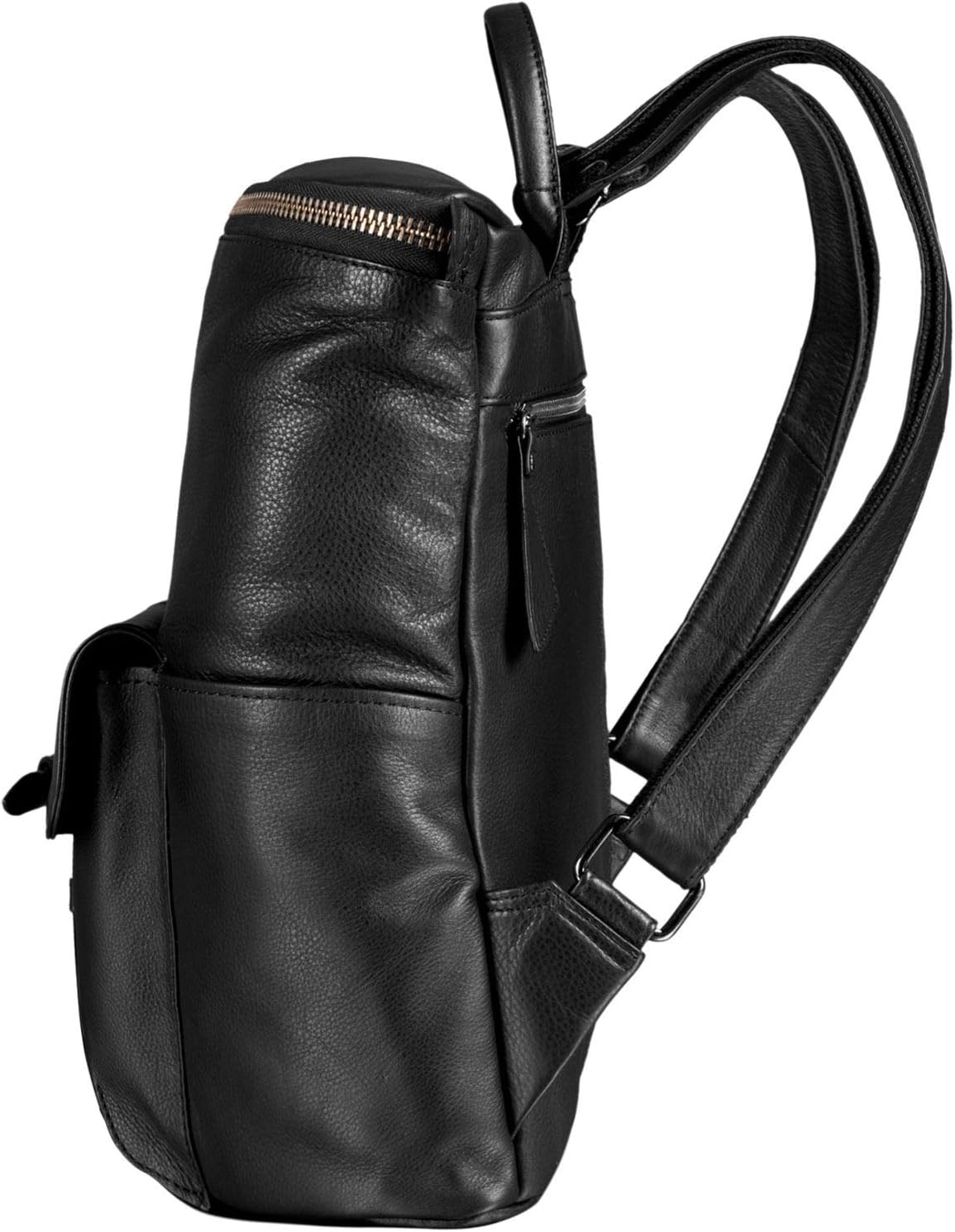 STILORD "Fernandez" Vintage Backpack Leather Large Men Women Business Office for 13.3 inch MacBooks Genuine Leather Colour:Black - Image 5