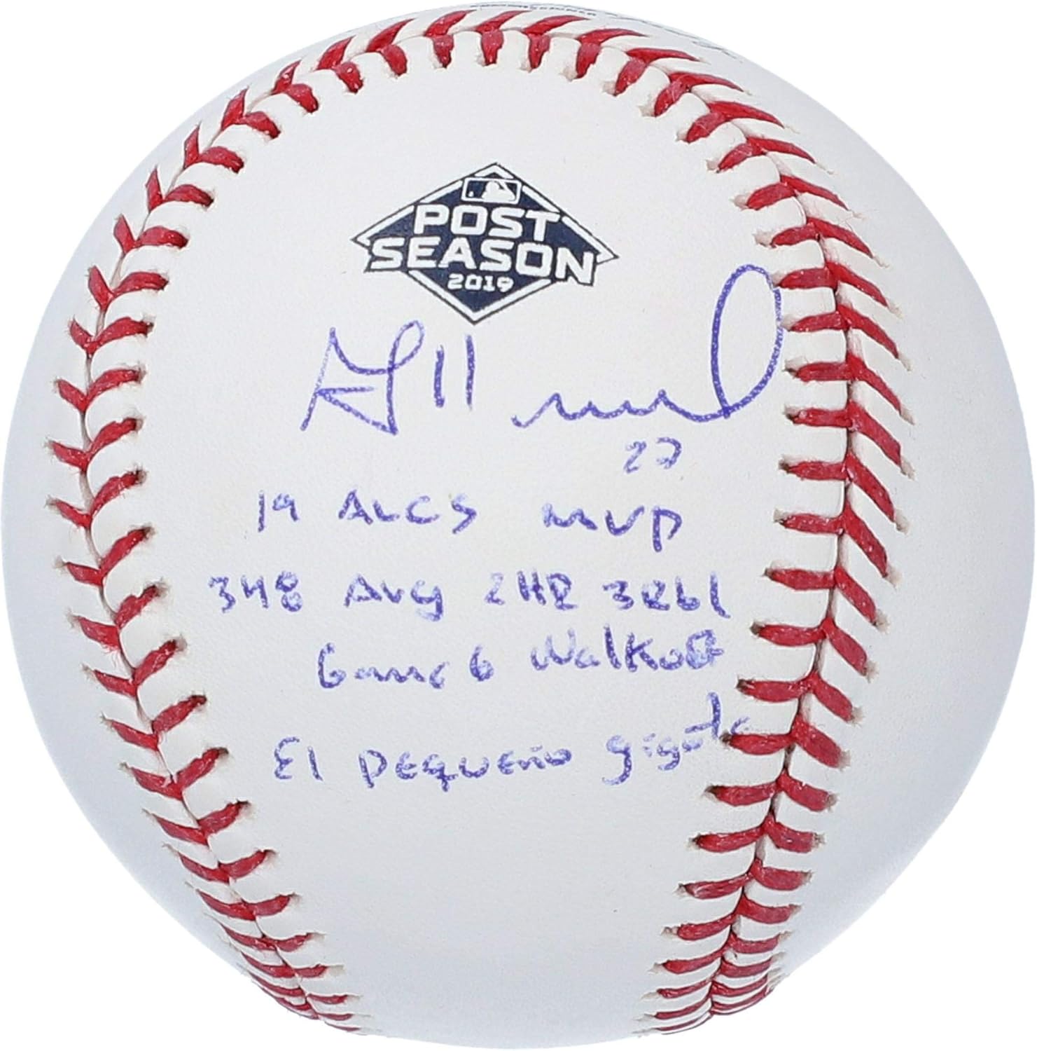 altuve autographed baseball