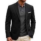 Barry.Wang Mens Casual Blazer Suit Jacket Two Buttons Sport Coat Lightweight Homecoming Business Daily Wedding Dress
