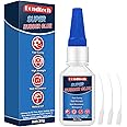 Rubber Glue 30 g, Super Glue for Rubber, Clear Instant Adhesive for Tire, Shoes, Belt, Soles, Hose, Mat & Neoprene Repair and More, Waterproof, Heat-Resistant