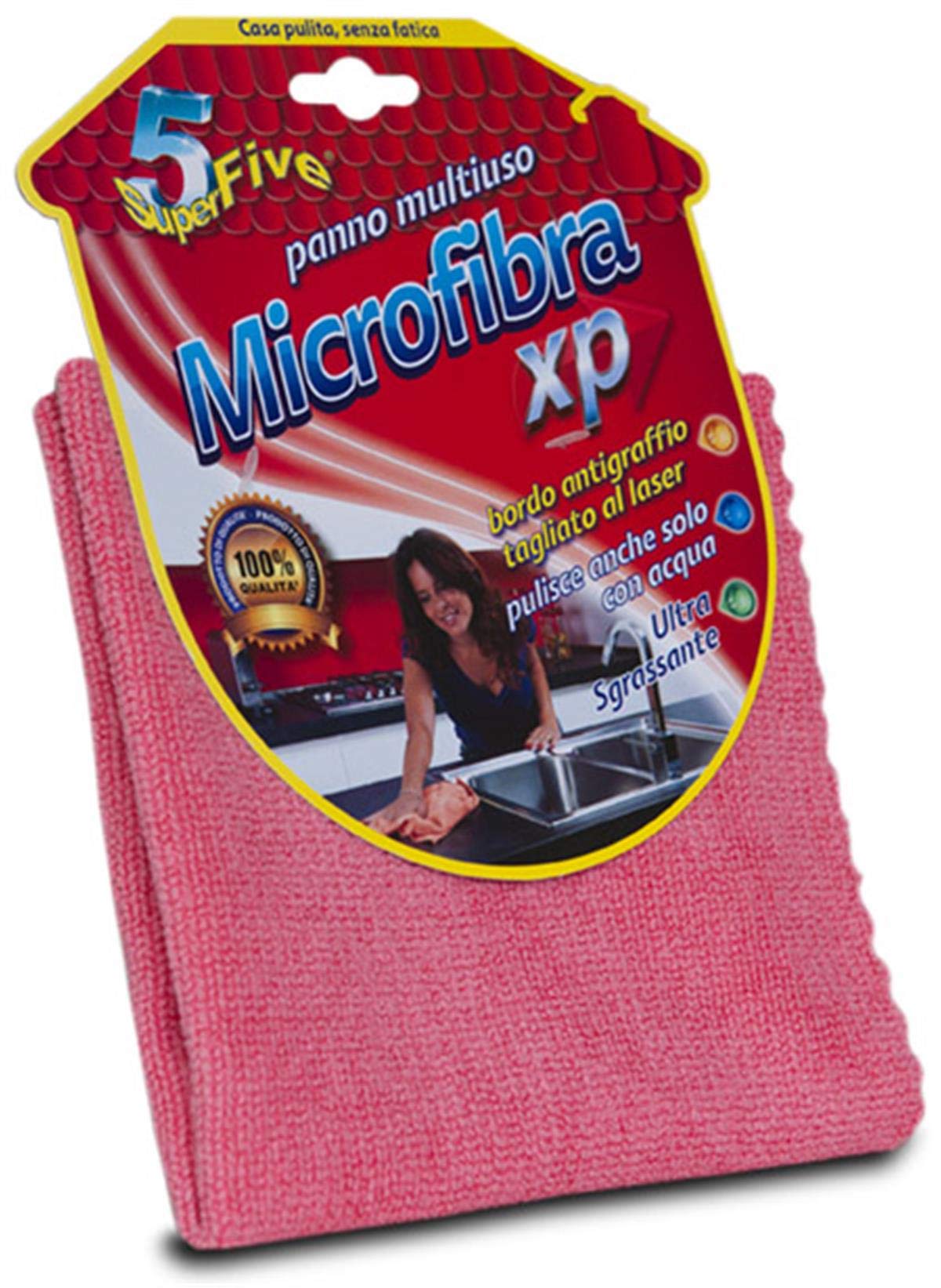 Orlandi XP Multi-Purpose Microfibre Cloths, Superfix, Pack of 1