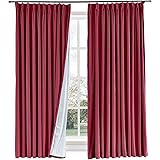Curtains Your Way Blackout Room Darkening and Thermal Insulating Window Curtains/Panels/Drapes Burgundy Color 50 by 84 Inch 1 Panel