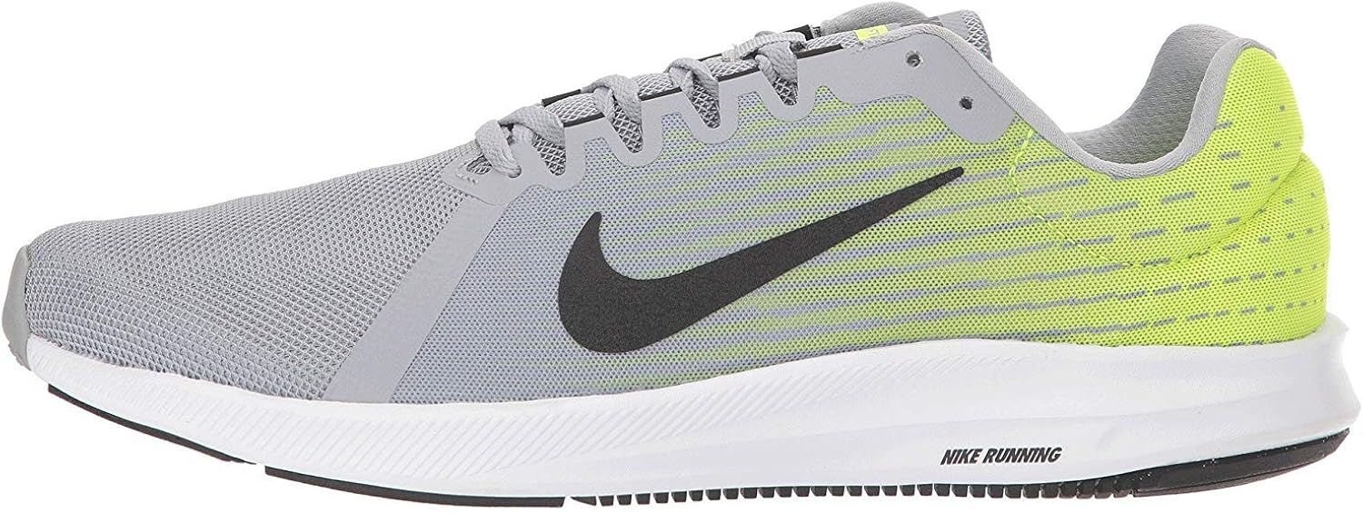 nike men's black downshifter 8 running shoes