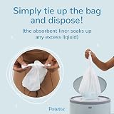 Potette Plus 2-in-1 Folding Travel Potty & Toilet Trainer Seat White/Blue view 6