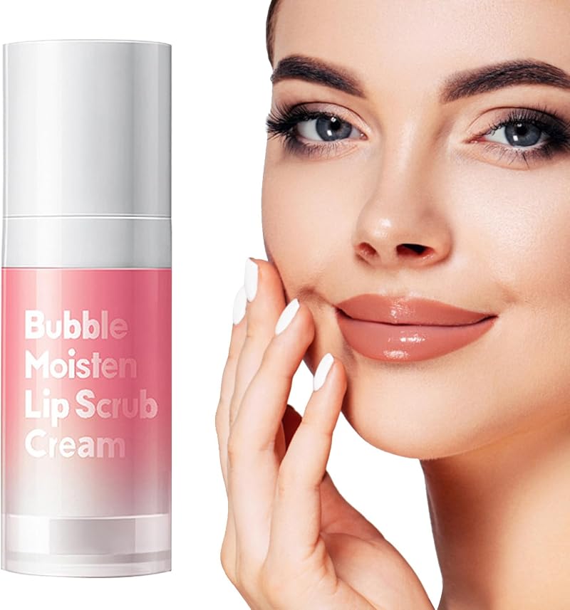 higyee Lip Bubble Scrub Moisturizer Dry Lips Repair Night Sleep Lip Care 12g