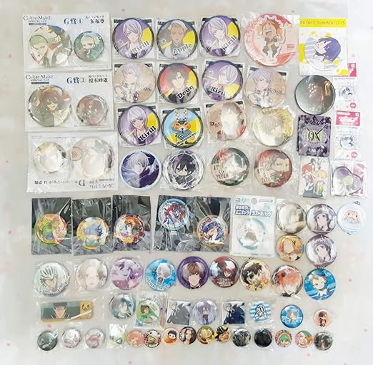 Amazon Double Decker ダグ キリル ワンピース 進撃の巨人 テニスの王子様 ラブライブ ハイキュー カラー マリス 缶バッジ まとめて フィギュア ドール 通販