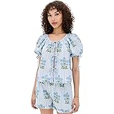 Saylor Women's Rheese Block Print Top