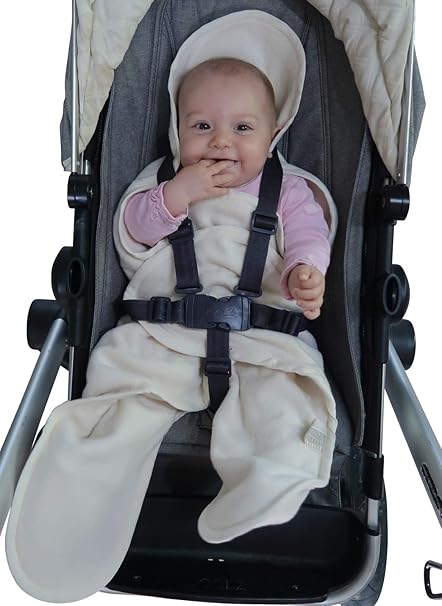 Einschlagdecke für Babyschale (Sommer) aus 100% BIO-Baumwolle, hergestellt in DEUTSCHLAND | Maxi Cosi Decke für 3 und 5-Punkt