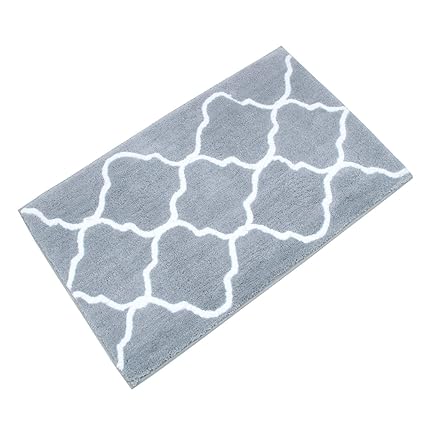 Homcomoda Rutschfeste Badteppiche Mikrofaser Badematte Absorbent Badvorleger für Badezimmer Öko-Tex 100 zertifiziert Duschvor