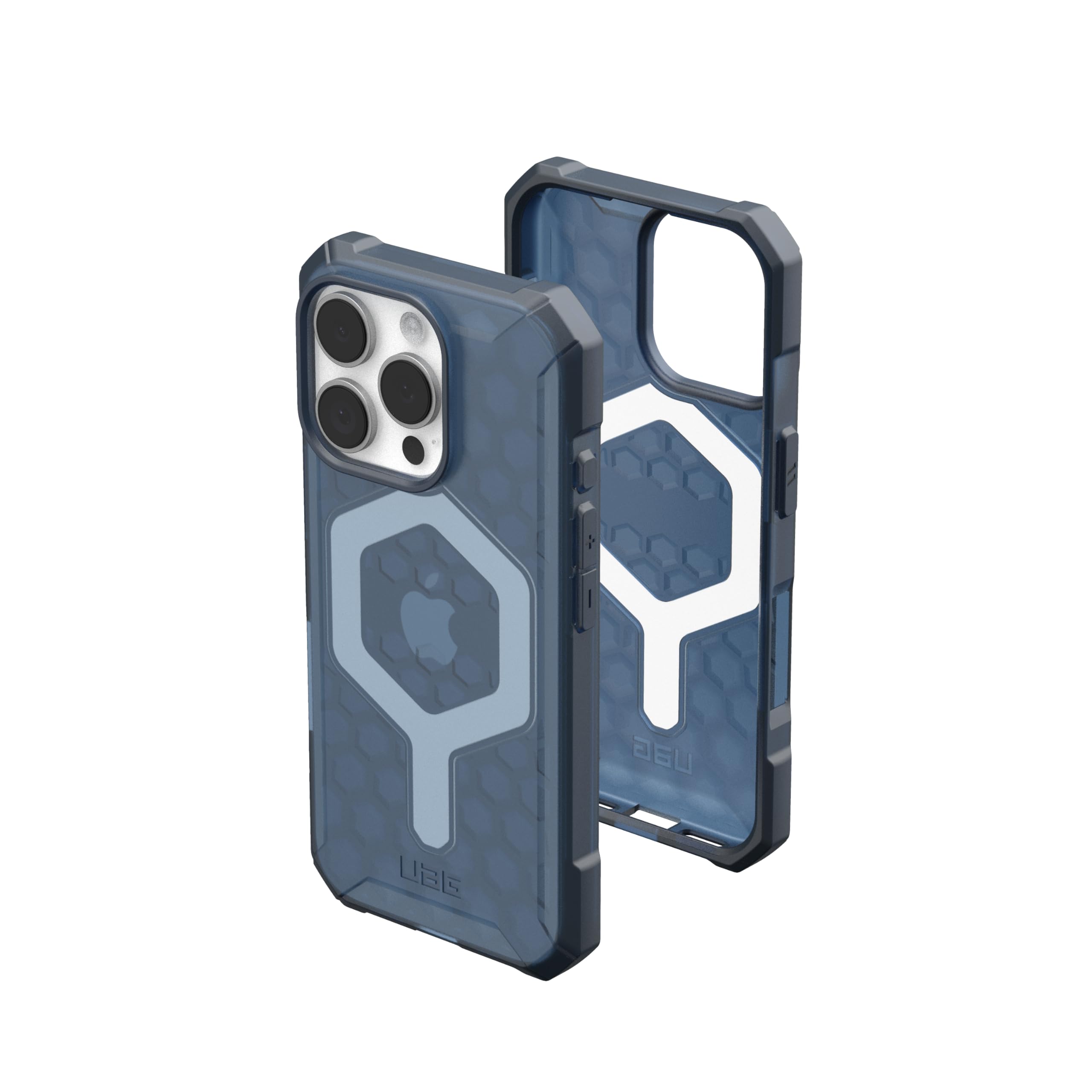 URBAN ARMOR GEAR UAG Designed for iPhone 16 Pro Case 6.3" Essential Armor - Compatible with MagSafe Charging Rugged Slim Sleek Shockproof Anti-Slip Military Grade Protective Cover, Cloud Blue