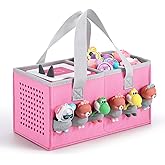 TATAVR Carrying Case for Toniebox Starter Set and Tonies Figurines, Felt Organizer Travel Bag with Strap for Tonies Box, Travel Cloth Musical Toy Folding Bag for Toniebox Accessories